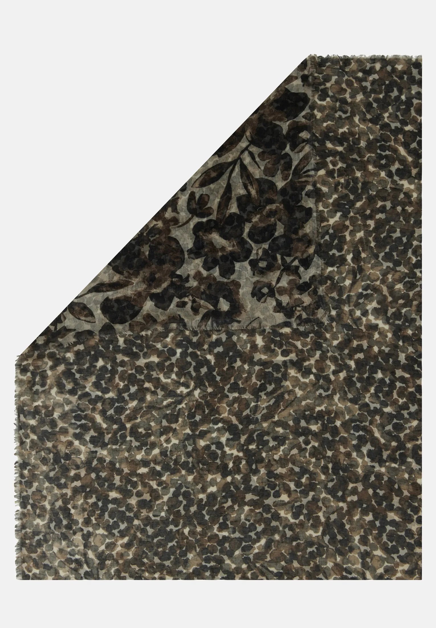 Betty Barclay_Brown/Beige_Printed Scarf_3469-1646_7871_05