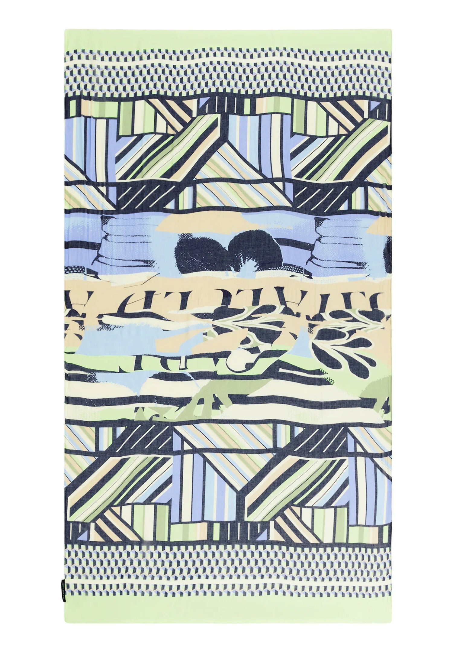 Betty Barclay Blue/Green Women Basic Scarf with Print SKU: 3486-1860_8850 Image 05