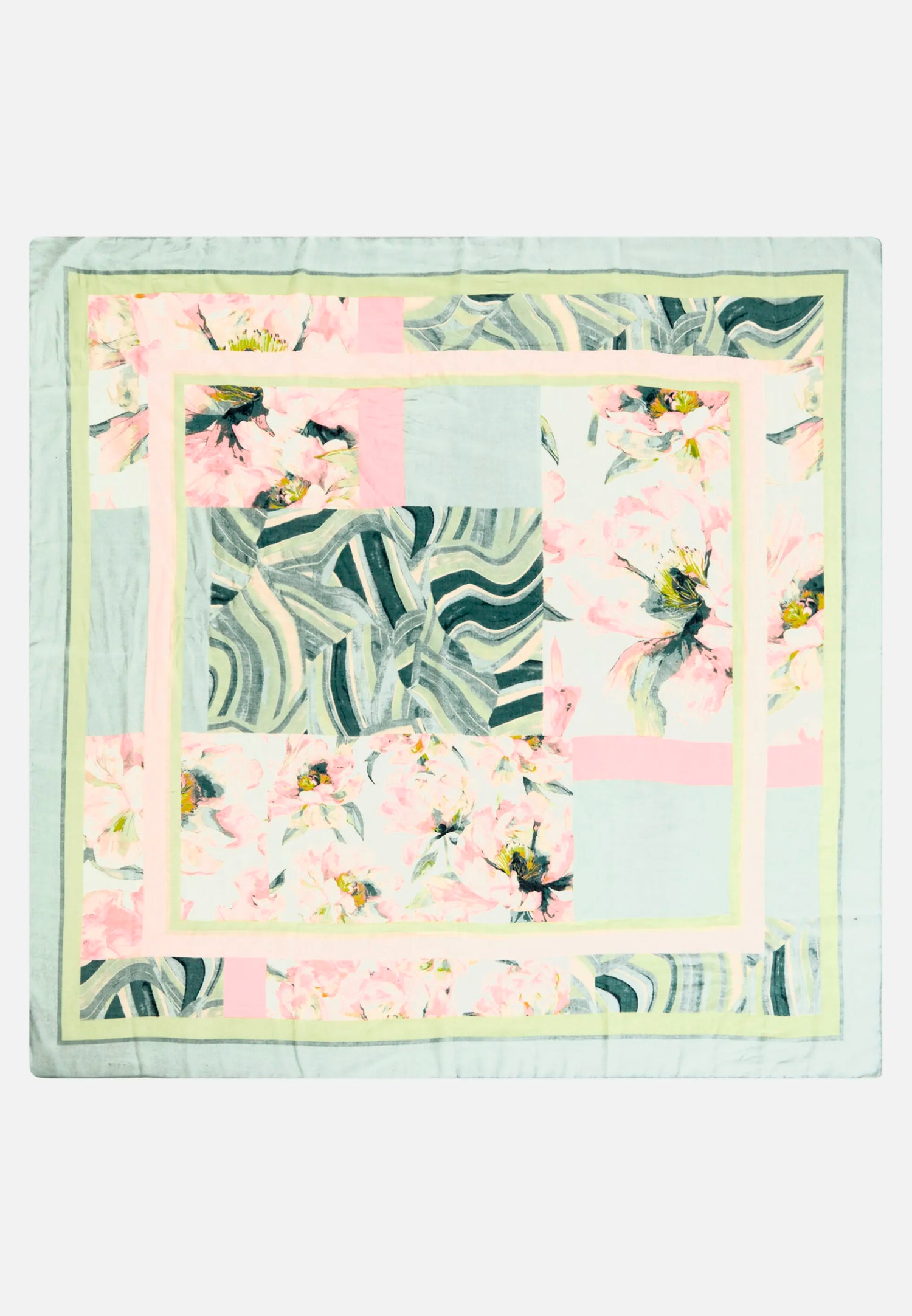 Betty Barclay Mint/Rose Women Scarf with Print SKU: 3487-1861_5802 Image 04