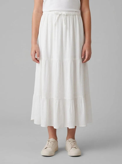 Springfield White Girls Long Skirt SKU: 3493066_99 Image 00