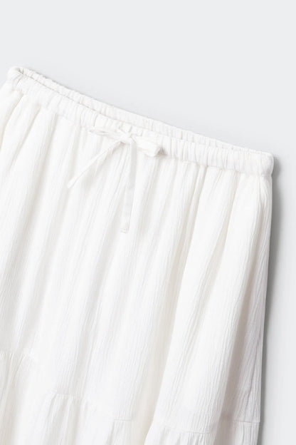 Springfield White Girls Long Skirt SKU: 3493066_99 Image 07