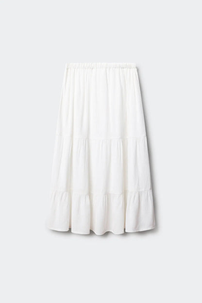 Springfield White Girls Long Skirt SKU: 3493066_99 Image 09