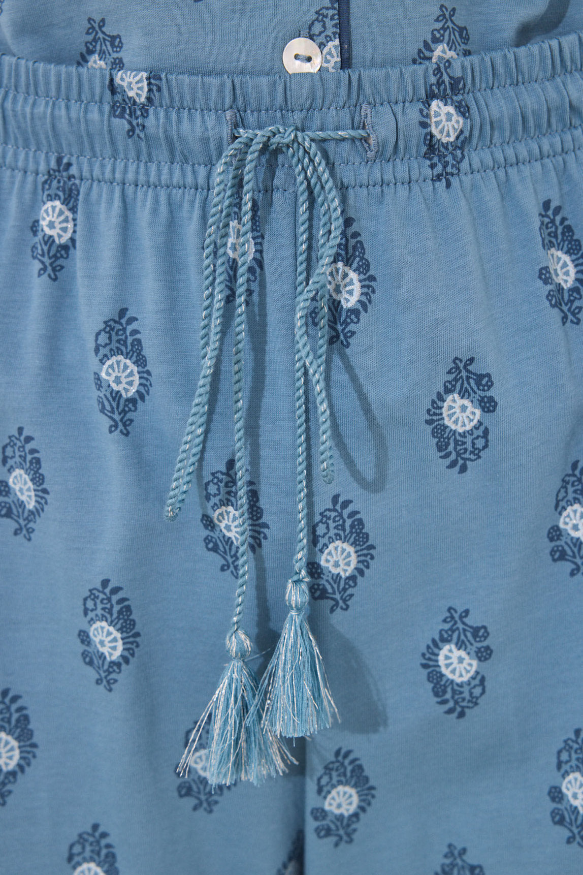 Women Secret_Capri Classic Pyjamas 100% Cotton Paisley_3592389_19_04