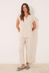 Women Secret_Ivory Lurex Trouser and T-Shirt Set_3592392_96_01