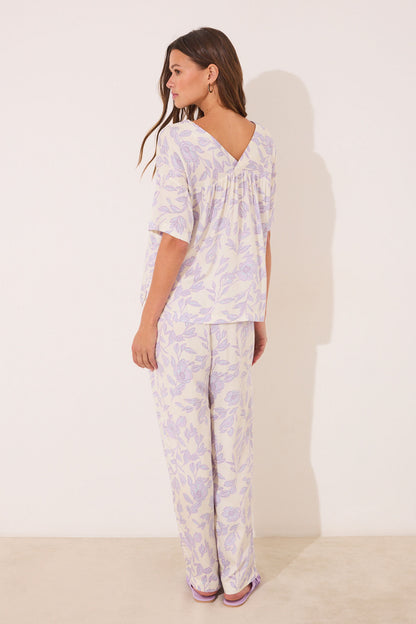 Women Secret_Long Viscose Print Long Pyjamas_3592396_97_05