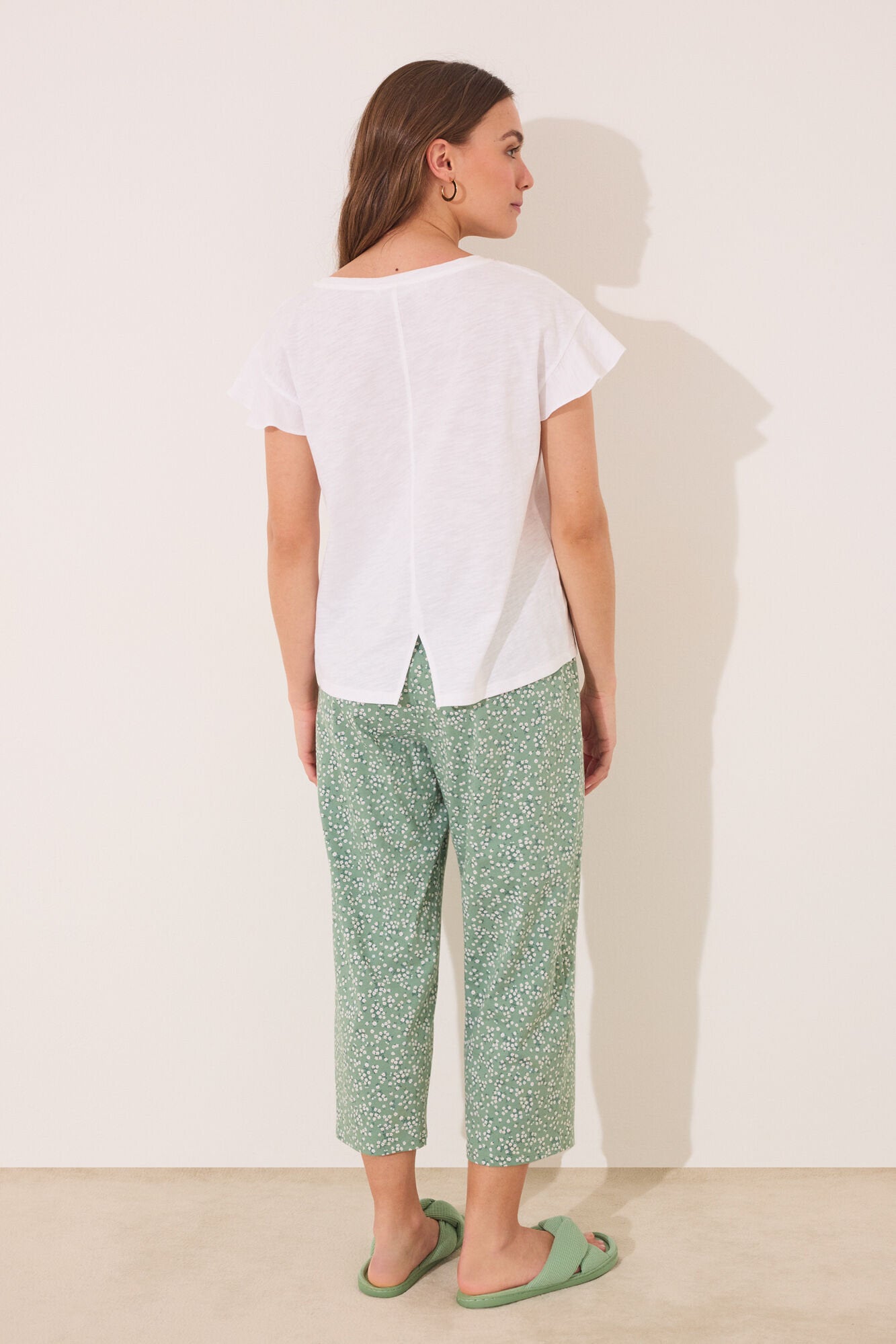 Women Secret_Capri Pyjamas 100% Ivory Cotton_3592398_96_04