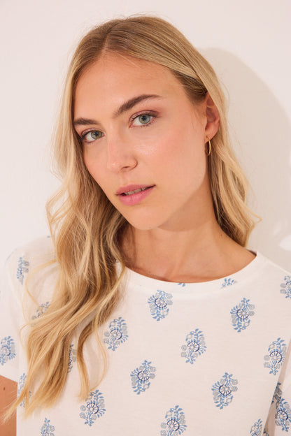 Women Secret_100% Cotton White Paisley Long Pyjamas_3592403_97_06