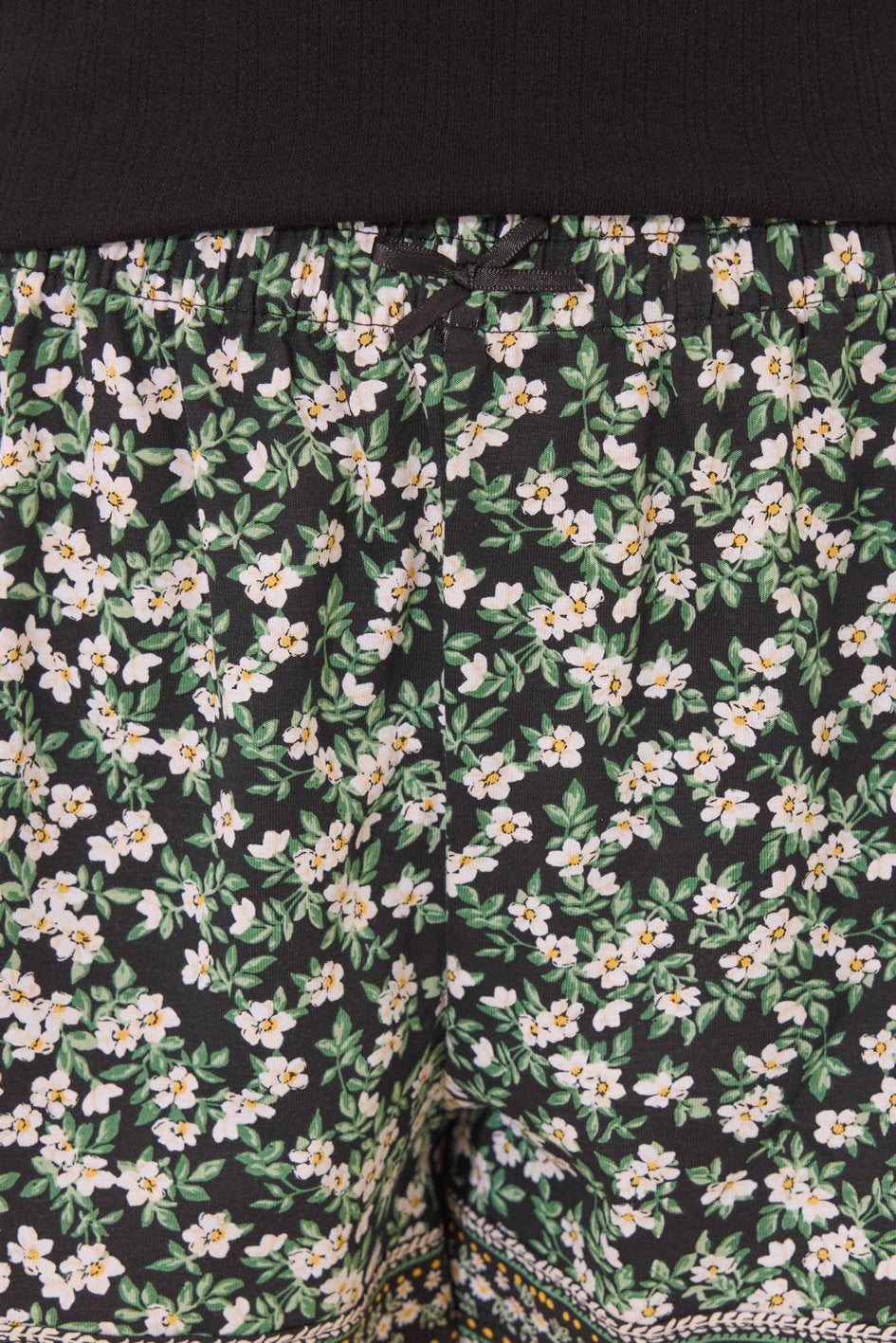 Women Secret_Black Pointelle Cotton Short Pyjamas_3592404_01_05