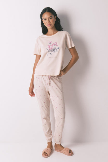 Women Secret_Pink_Long Pyjamas with Pink Flowers_3592421_71_01