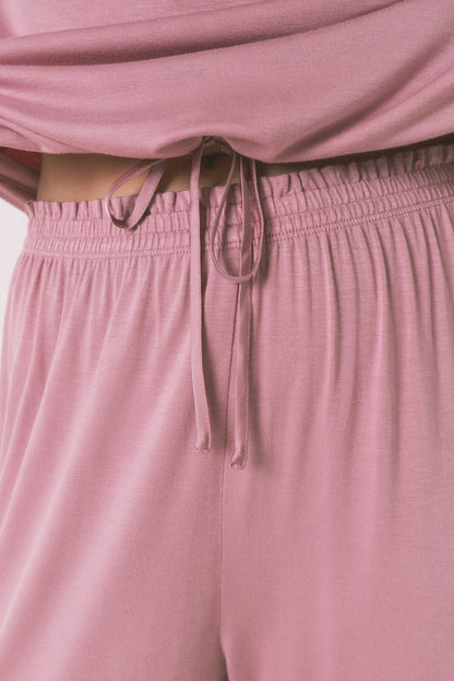 Women Secret_Pink_Soft Touch Pink Viscose Capri Pyjamas_3592425_70_04