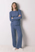 Women Secret_Medium Blue_Long Ribbed Pajamas with a Shiny Blue Effect_3592447_13_01