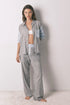 Women Secret_Green Print_Long Checkered and Polka-Dots Shirt Long Pyjamas_3592479_29_01