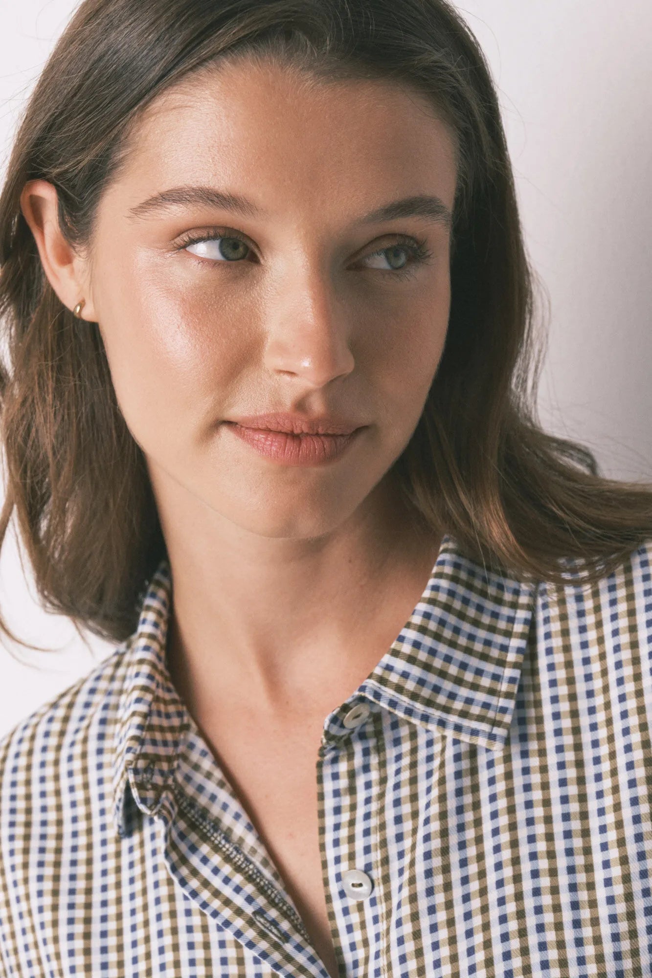 Women Secret_Green Print_Long Checkered and Polka-Dots Shirt Long Pyjamas_3592479_29_05