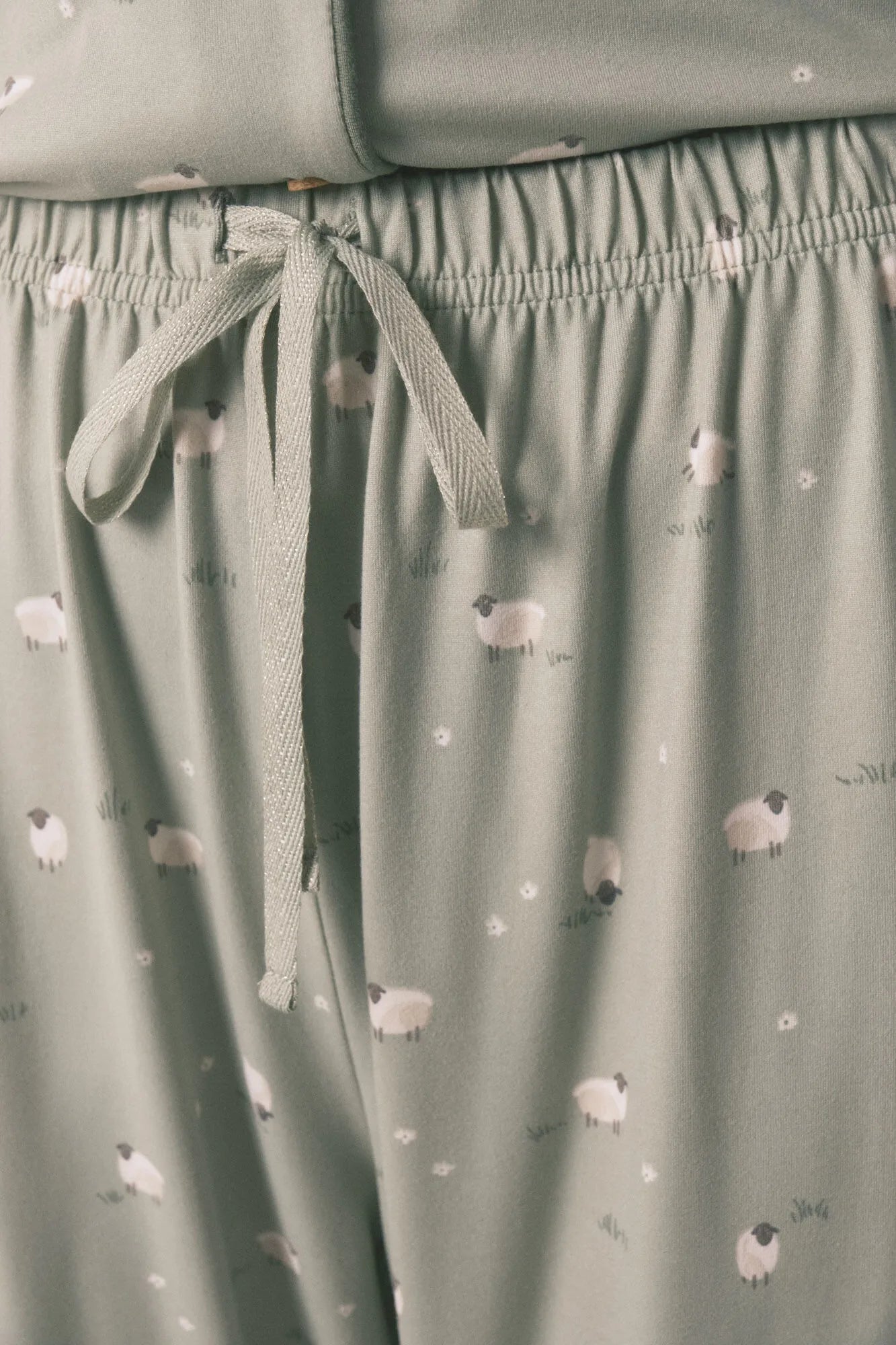 Women Secret_Green Print_Long Shirt Pyjamas Sheep_3592480_29_03