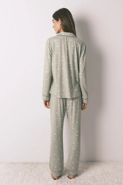 Women Secret_Green Print_Long Shirt Pyjamas Sheep_3592480_29_05