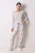 Women Secret_Medium Grey_Long Grey Checkered Pajamas with a Shiny Effect_3592487_46_01