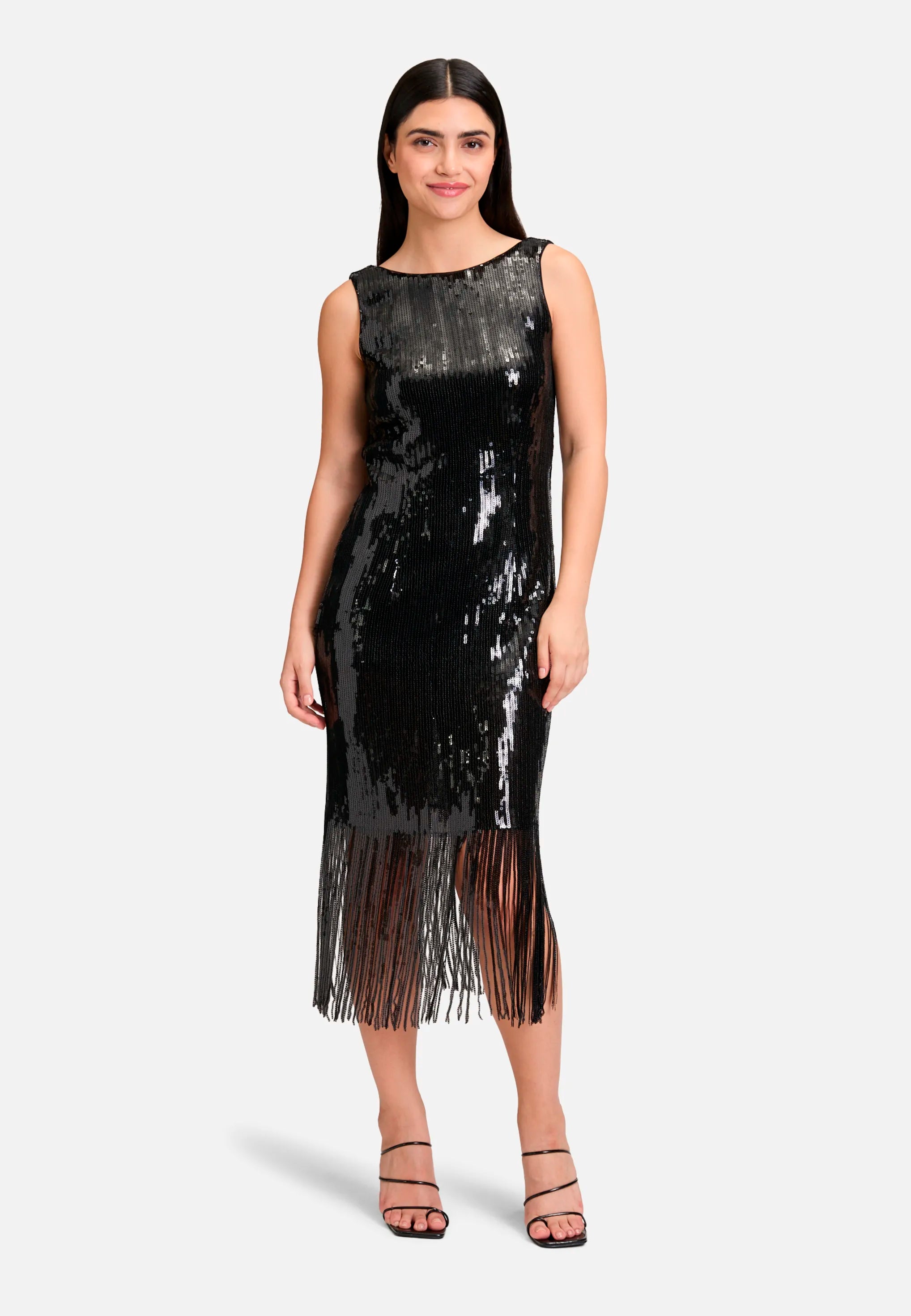 Vera Mont_Deep Dahlia_Evening Dress with Boat Neckline_3593-4032_4715_01