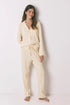 Women Secret_Ivory_Yellow Ribbed Cotton Classic Long Pyjamas_3593003_96_06