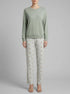 Women Secret_Green_Green Soft Jersey-Knit Dog-Print Long Pyjamas_3593005_22_00
