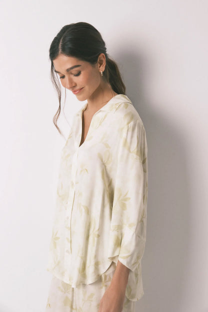 Women Secret_Yellow Print_Long Classic Pyjamas with Wide Sleeves_3593015_09_03