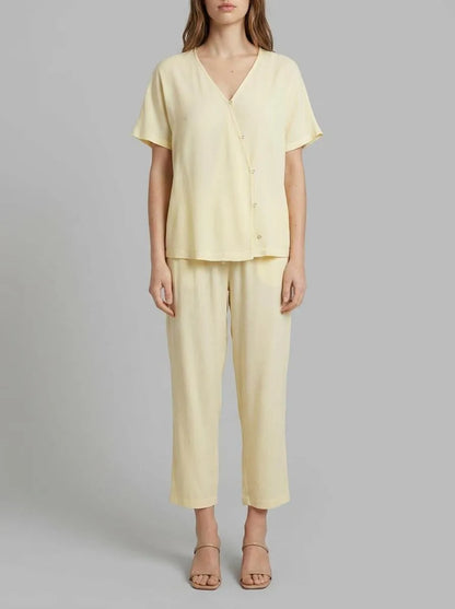 Women Secret_Yellow Print_Long Wrap Pyjamas with Buttons_3593018_09_00