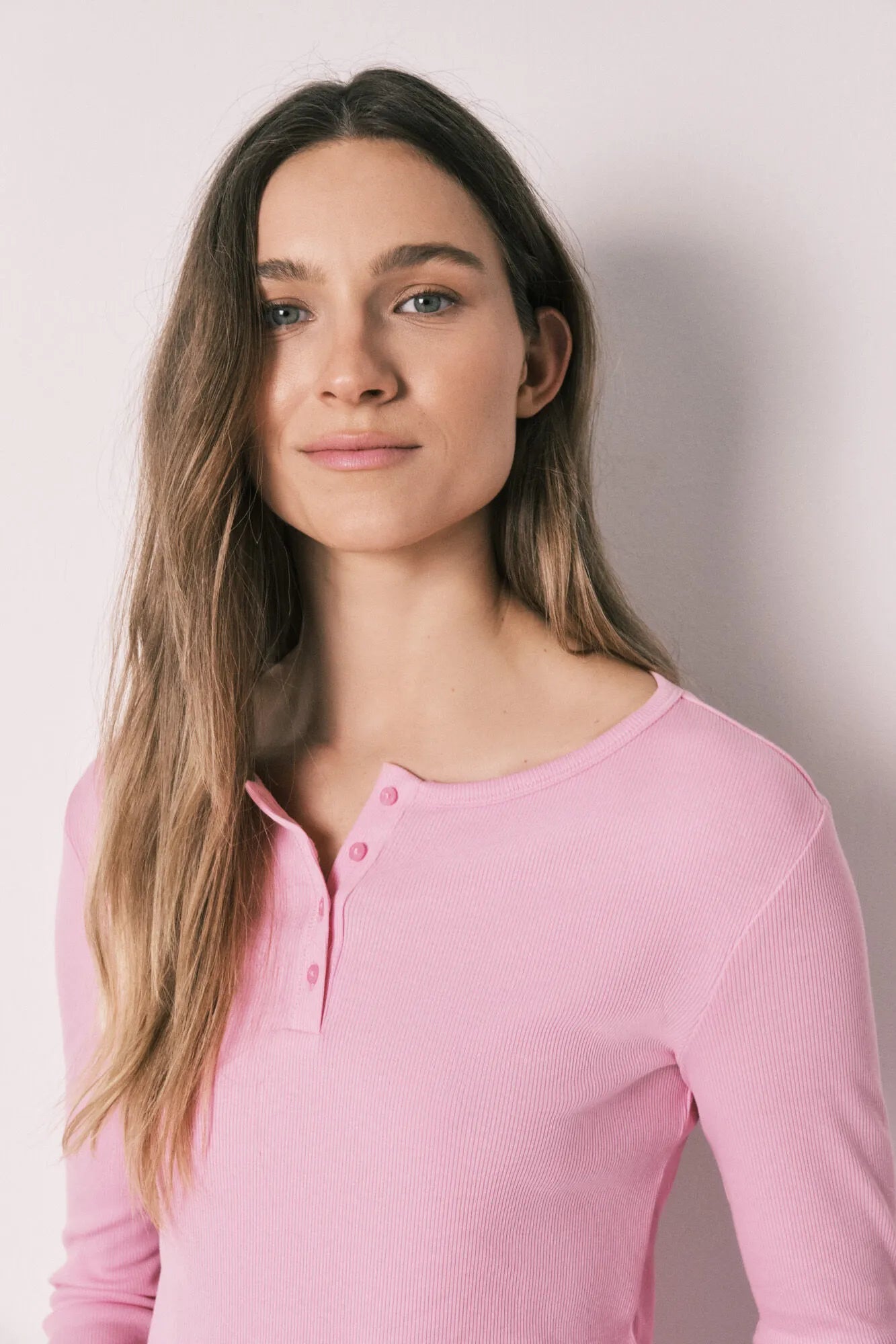 Women Secret Pink Women Pink Cotton Gingham Print Long Pyjamas SKU: 3593037_70 Image 03