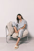 Women Secret Blue Print Women Printed Cotton Capri Pyjamas SKU: 3593078_19 Image 01