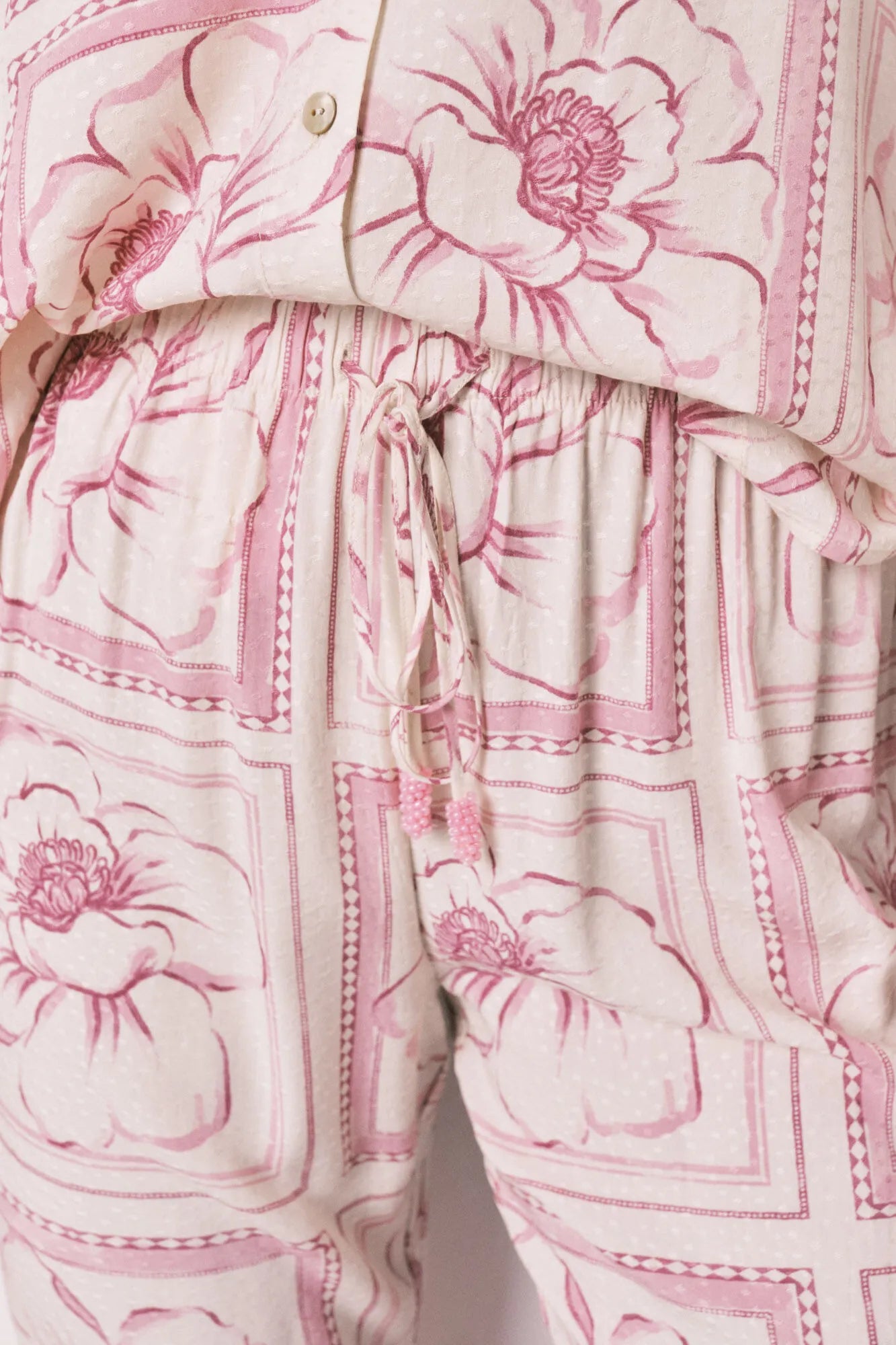 Women Secret Pink Women Floral Classic Long Pyjamas SKU: 3593082_73 Image 03