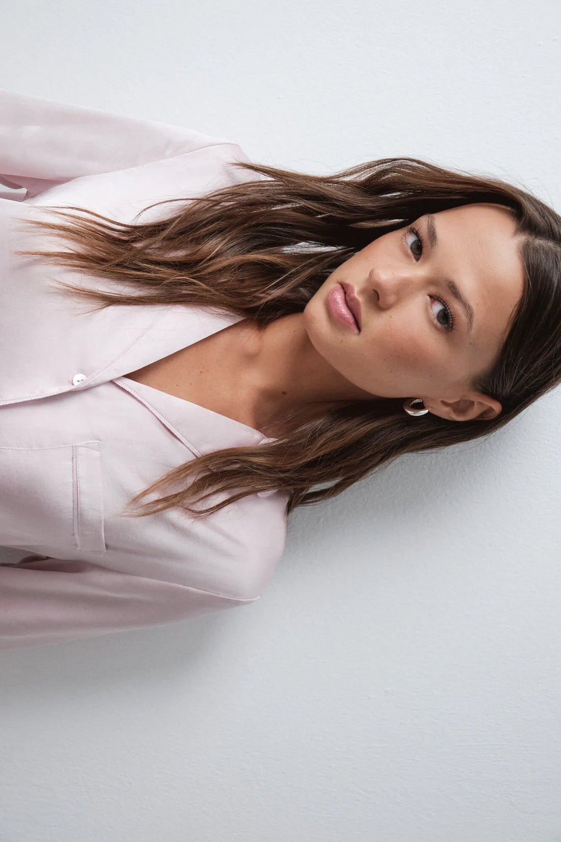 Women Secret Pink Women Pink Satin-Finish Classic Pyjamas SKU: 3594785_72 Image 02