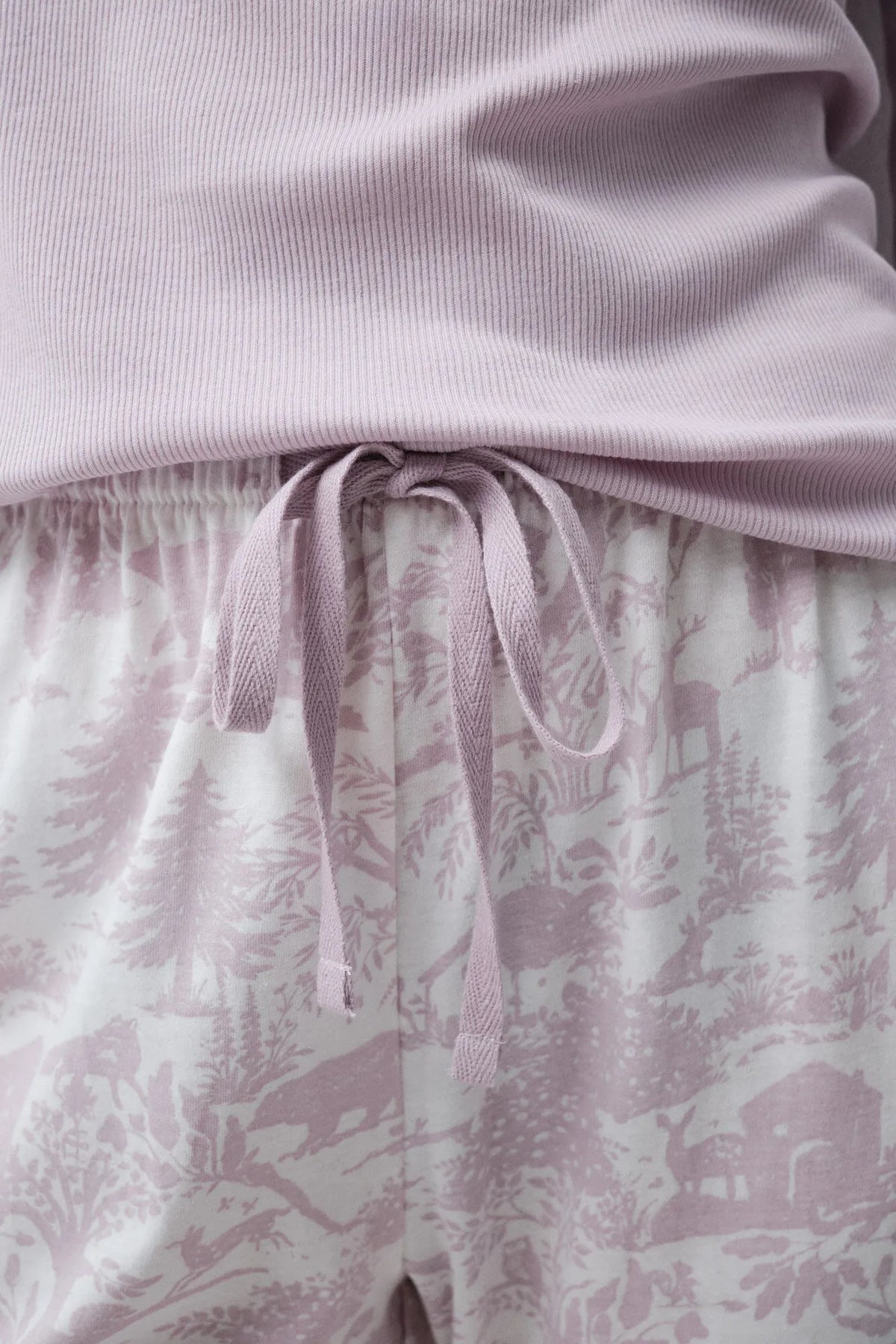 Women Secret Tan Women Floral Cotton Long Pyjamas SKU: 3594788_34 Image 04
