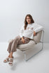 Women Secret Ivory Women Animal Print Cotton Long Pyjamas SKU: 3594791_96 Image 01