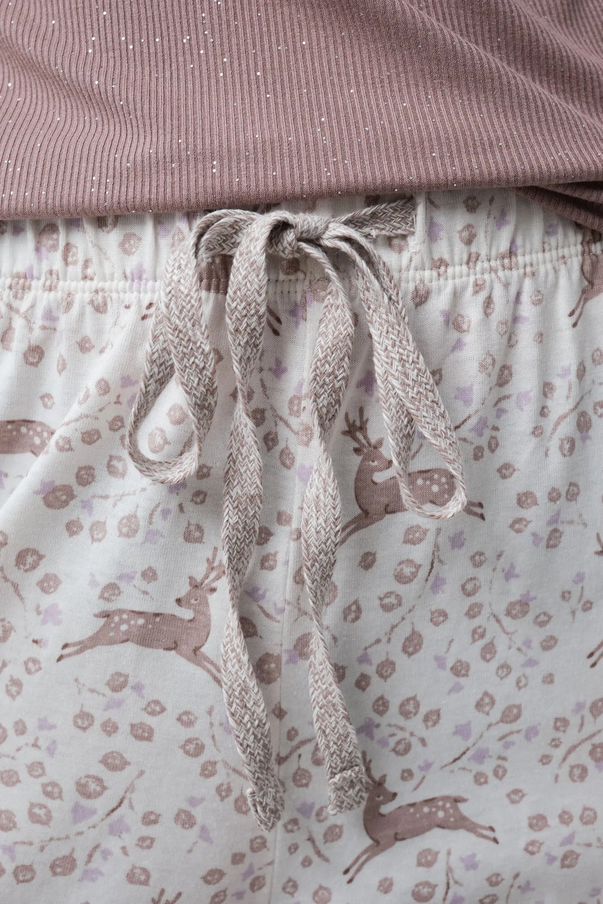 Women Secret Sand Women Deer Print Long Pyjamas SKU: 3594794_37 Image 03