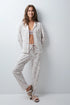 Women Secret Sand Women Deer Print Classic Long Pyjamas SKU: 3594796_37 Image 01