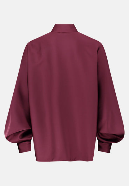 Vera Mont_Deep Dahlia_Satin Blouse with Collar_3596-4262_4715_05