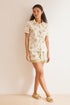 Green Print Short Sleeves Masculine Pyjama_3597388_29_05