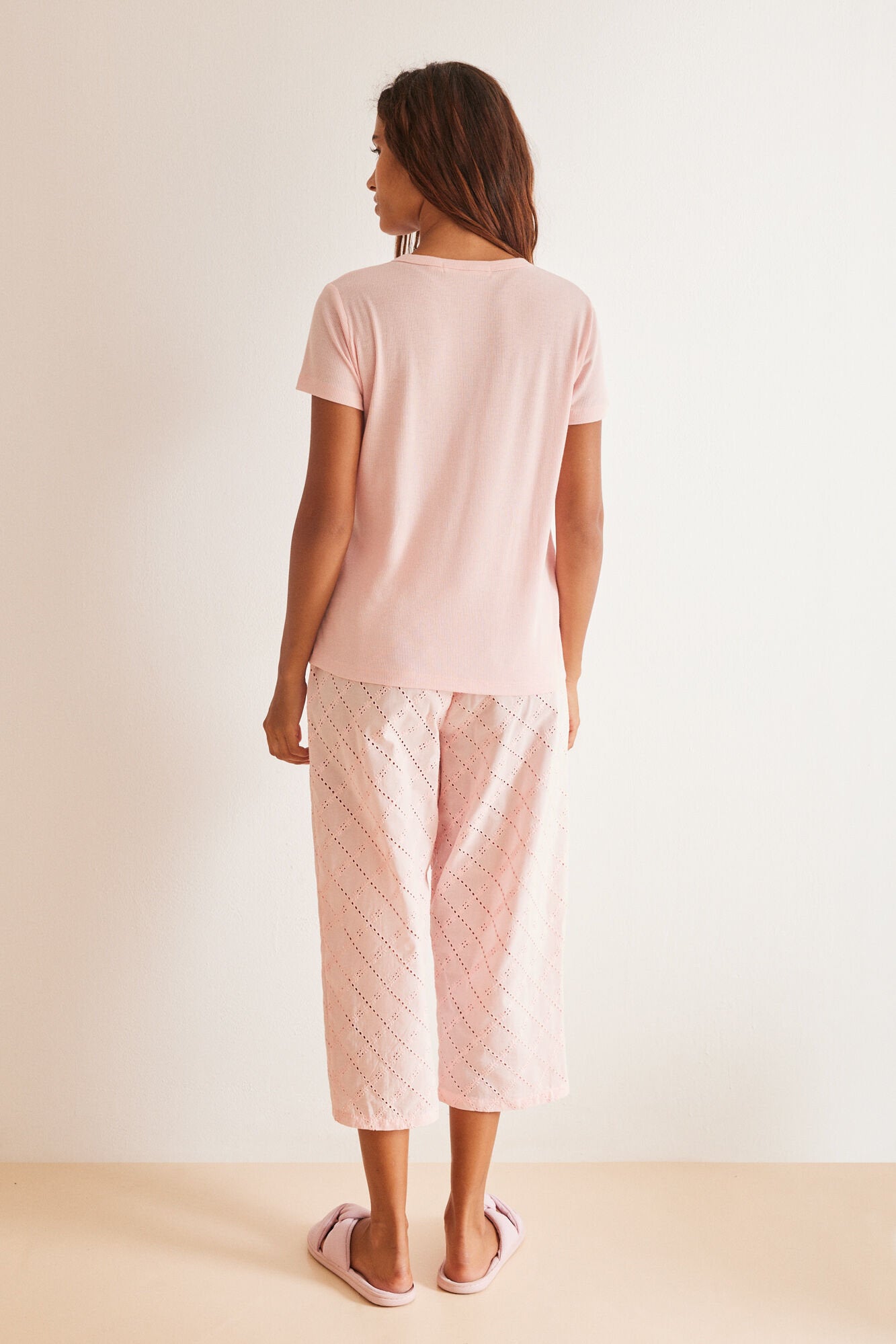 Cotton T-Shirt Pajama Set_04