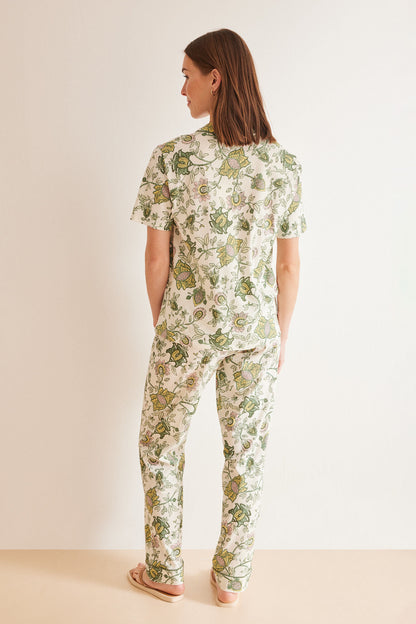 100% Cotton Oriental Shirt Pajamas_06