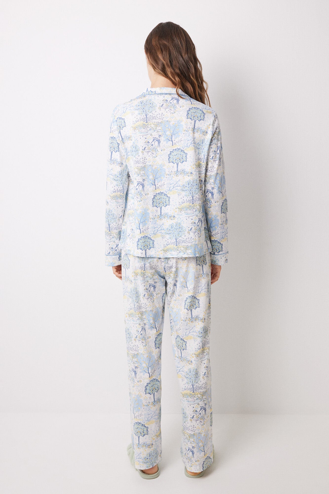 Long Pajamas Cotton Camisero Allover Landscape_05