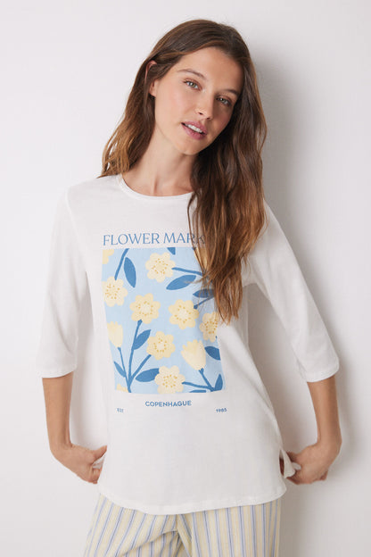 Cotton Pajamas Patterned Flowers_3598058_15_02