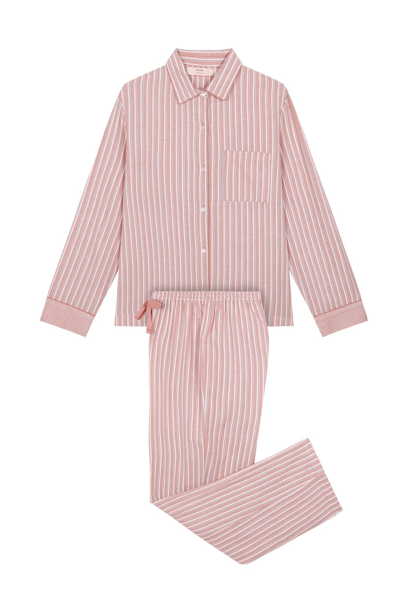 Long T-Sister Pajama Flannel Orange_3598062_57_05