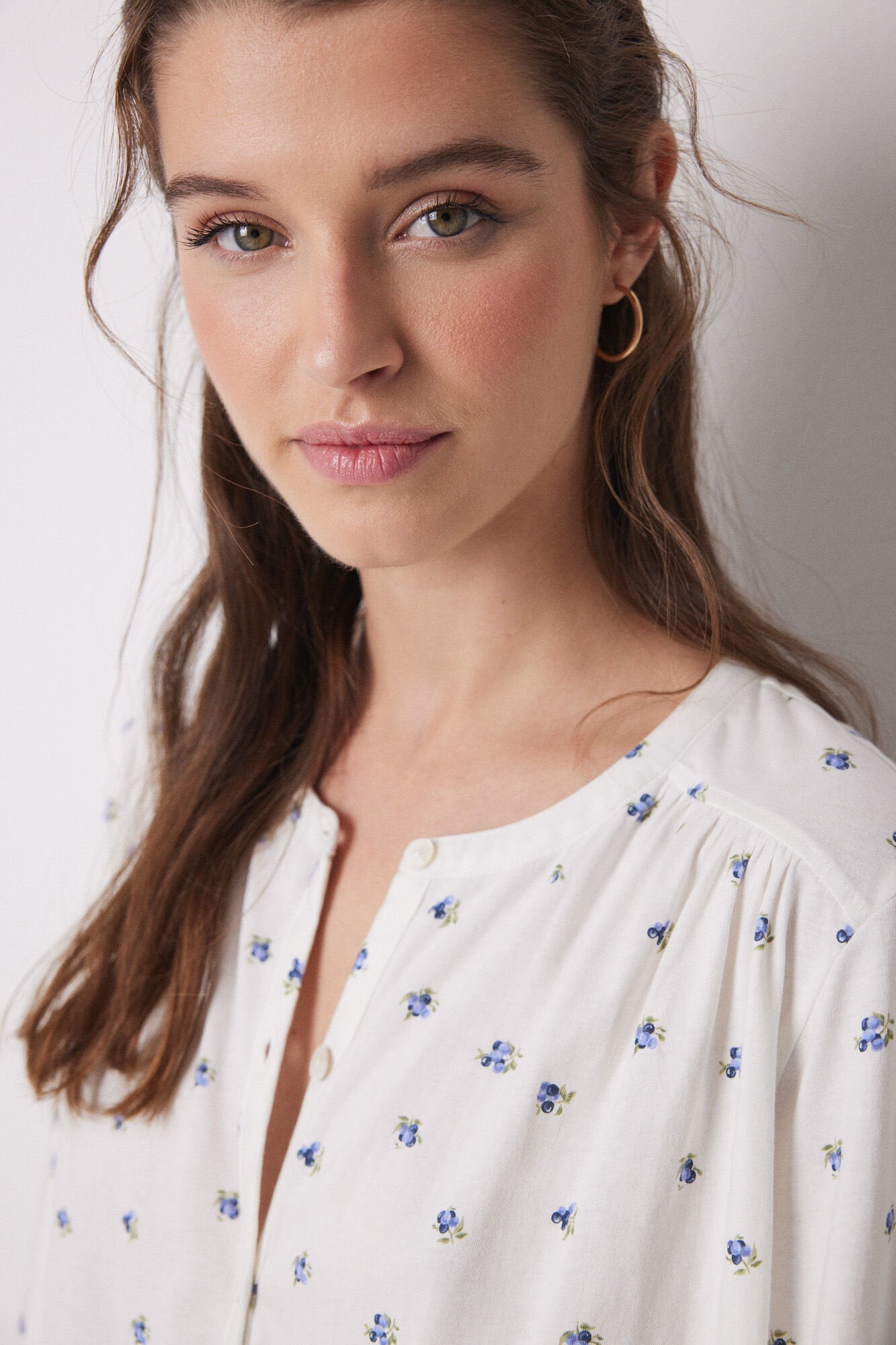 Women Secret_Long Pajamas 100% Cotton White Flowers_3599162_19_02