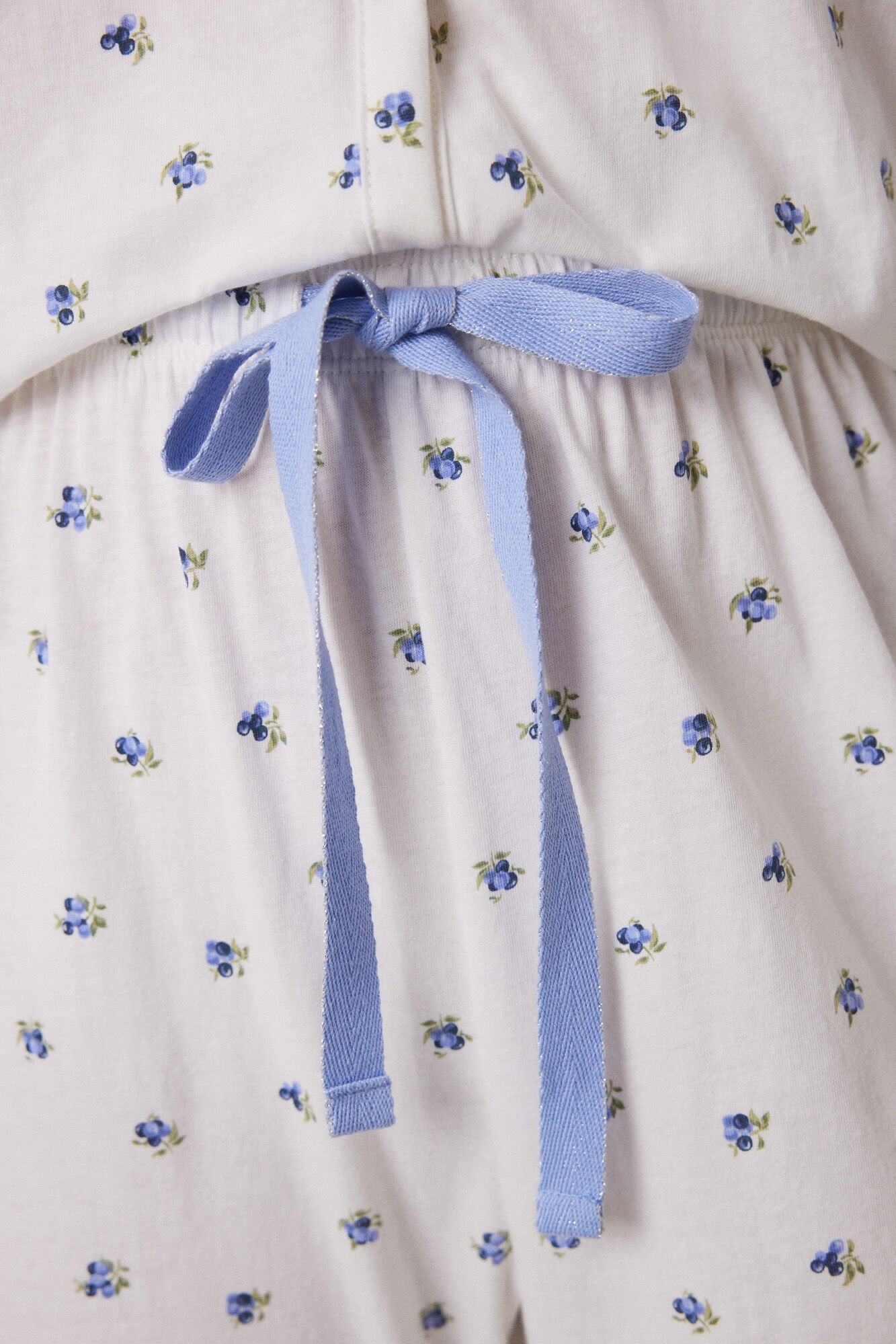 Women Secret_Long Pajamas 100% Cotton White Flowers_3599162_19_04