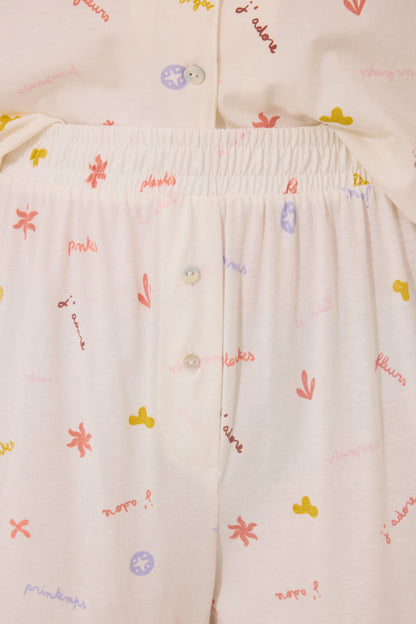 Women Secret_100% Cotton Classic Pyjamas with ÒJ«AdoreÓ Print_3599171_98_04