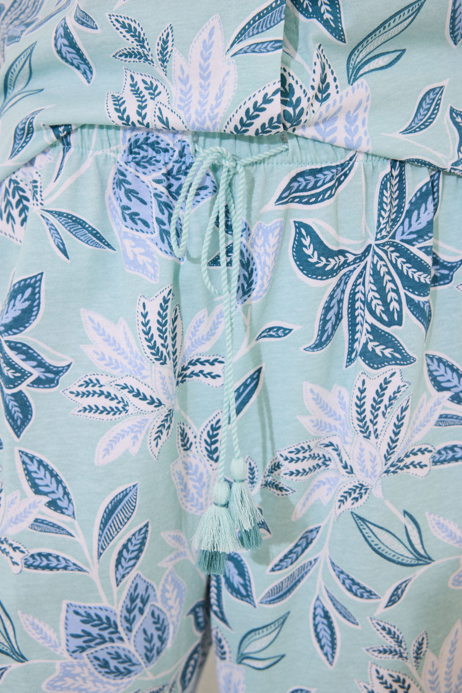 Women Secret_Capri Classic Pyjamas 100% Cotton Flowers_3599177_29_05