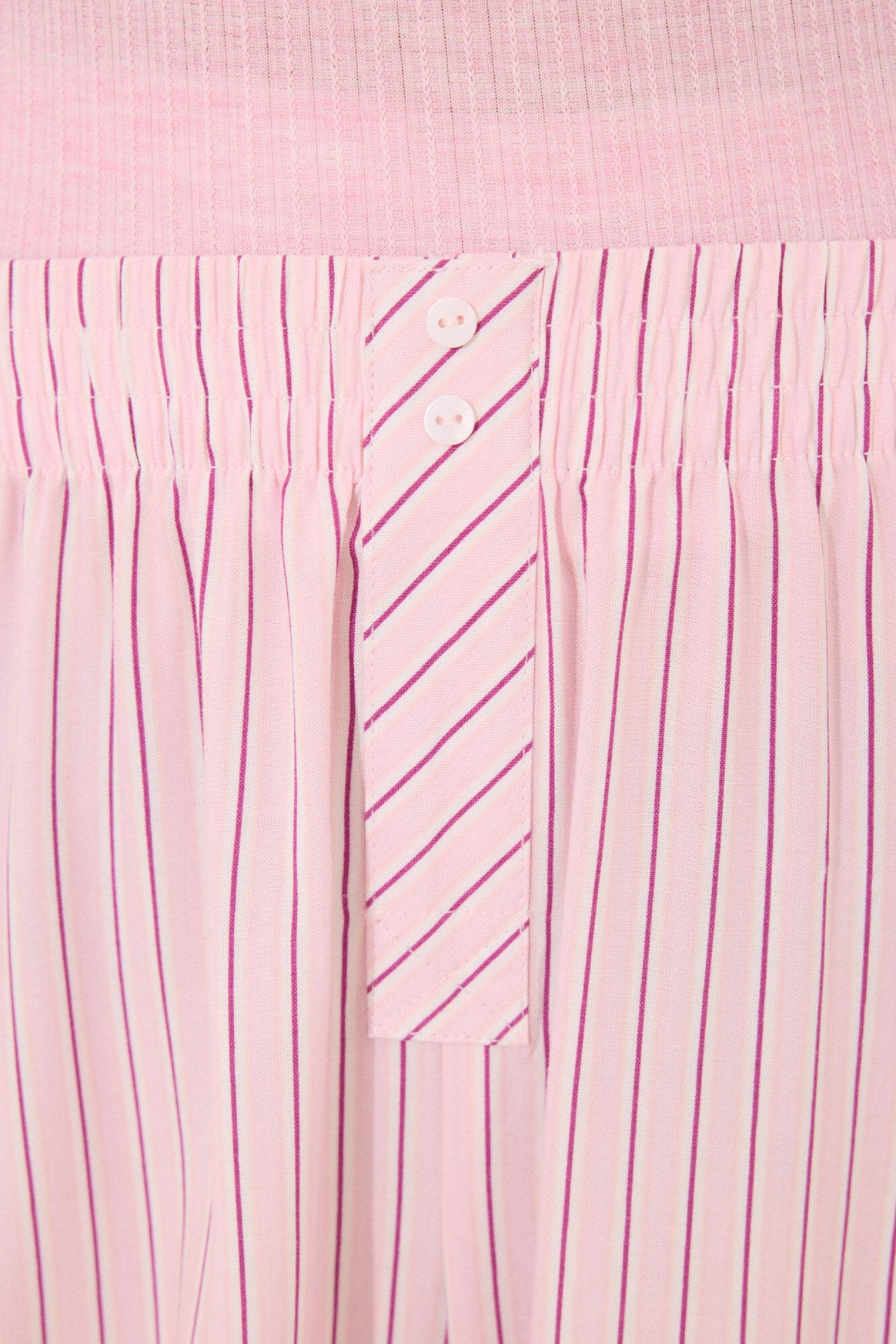 Women Secret_Pink Striped Ribbed Viscose Pyjamas_3599186_71_04