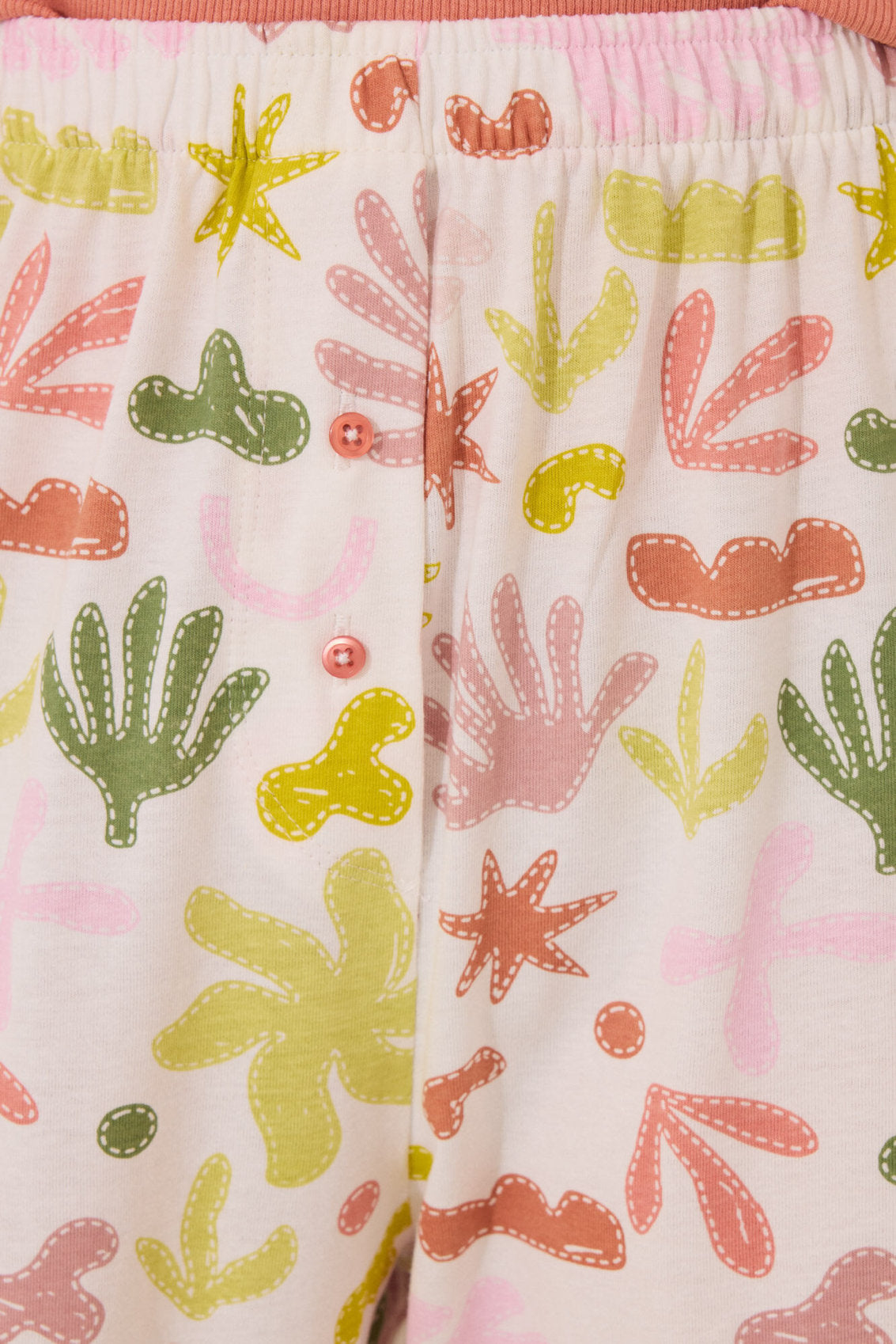 Women Secret_Orange Cotton Lounge Pyjamas with Leaves_3599192_64_04