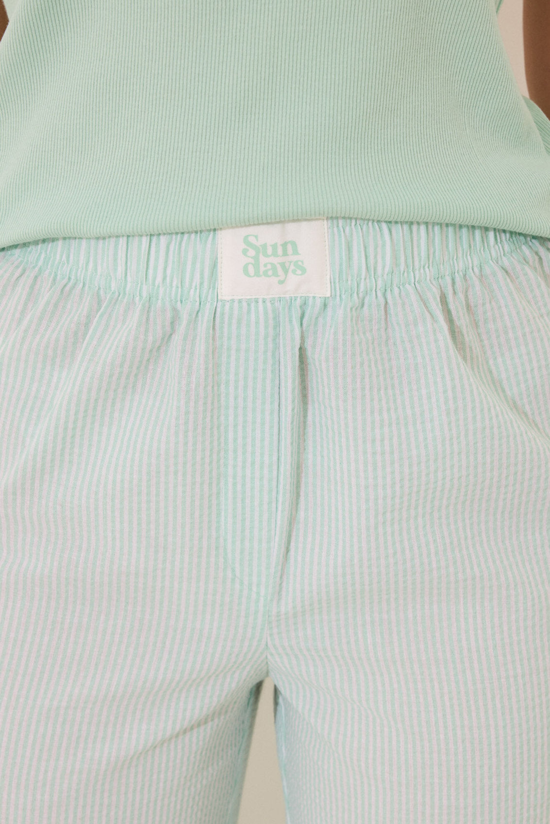 Women Secret_Green Cotton Short Sleeve Sleeved Pyjamas_3599209_29_04