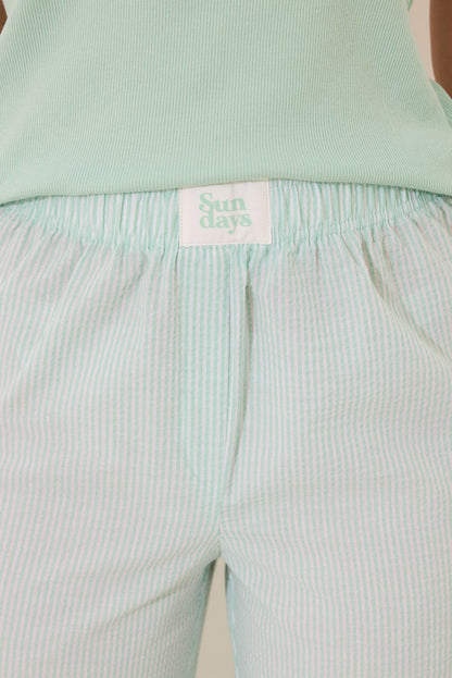 Women Secret_Green Cotton Short Sleeve Sleeved Pyjamas_3599209_29_04