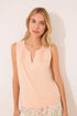 Women Secret_Orange Pleated Cotton Straps Pyjamas_3599215_67_01