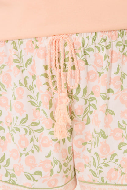 Women Secret_Orange Pleated Cotton Straps Pyjamas_3599215_67_05